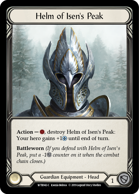 Helm of Isen's Peak [WTR042-C] Alpha Print Normal - Duel Kingdom