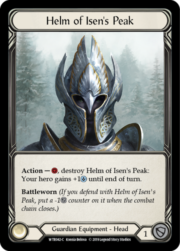 Helm of Isen's Peak [WTR042-C] Alpha Print Normal - Duel Kingdom