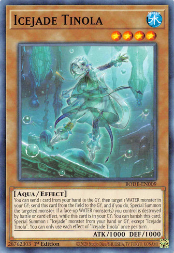 Icejade Tinola [BODE-EN009] Common - Duel Kingdom