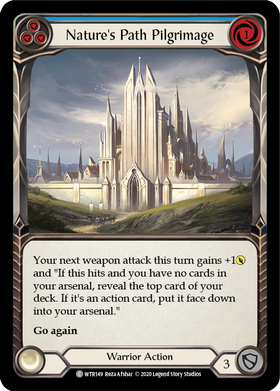 Nature's Path Pilgrimage (Blue) [WTR149] Unlimited Rainbow Foil - Duel Kingdom
