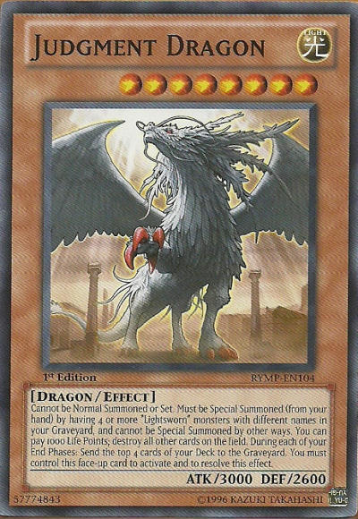 Judgment Dragon [RYMP-EN104] Common - Duel Kingdom