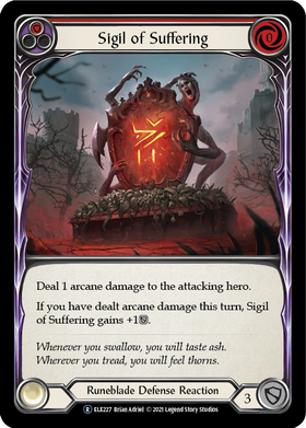 Sigil of Suffering (Red) [U-ELE227] Unlimited Normal - Duel Kingdom
