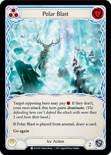 Polar Blast (Blue) [ELE168] 1st Edition Normal - Duel Kingdom