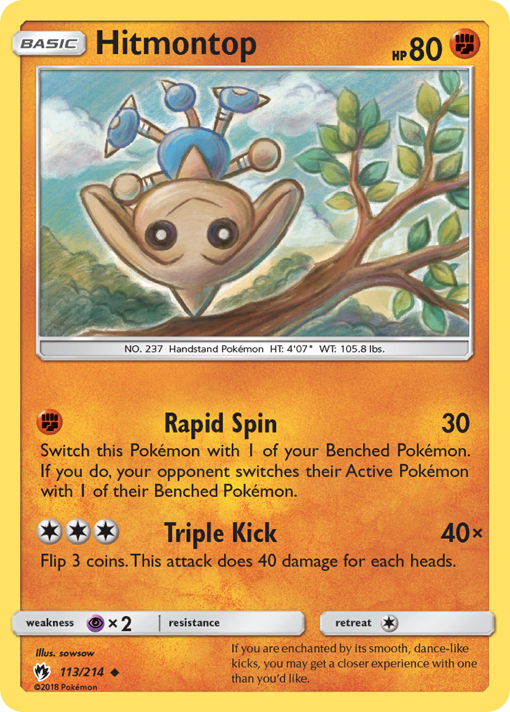 Hitmontop (113/214) [Sun & Moon: Lost Thunder] - Duel Kingdom