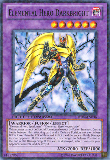 Elemental Hero Darkbright [DT04-EN036] Common - Duel Kingdom