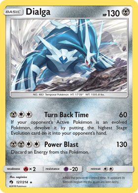 Dialga (127/214) [Sun & Moon: Lost Thunder] - Duel Kingdom