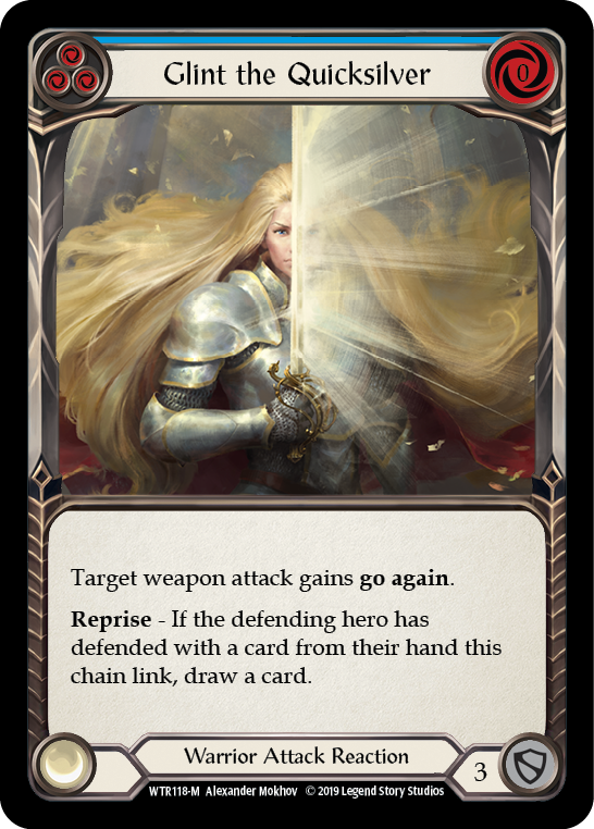 Glint the Quicksilver [WTR118-M] Alpha Print Normal - Duel Kingdom