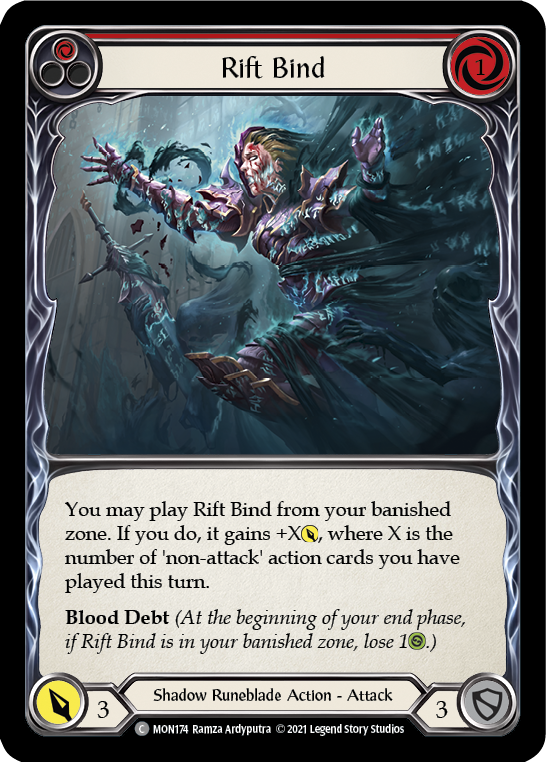 Rift Bind (Red) [MON174] 1st Edition Normal - Duel Kingdom