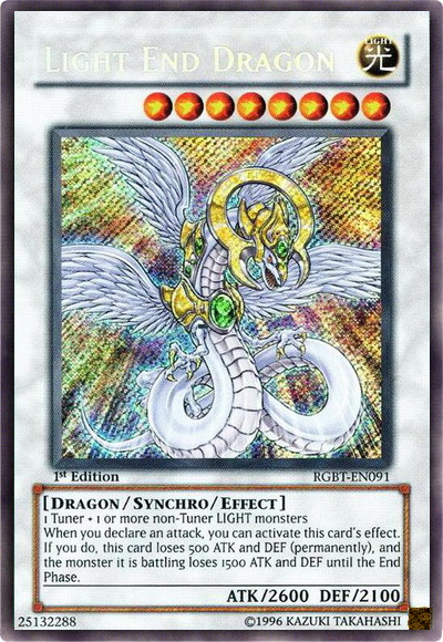 Light End Dragon [RGBT-EN091] Secret Rare - Duel Kingdom