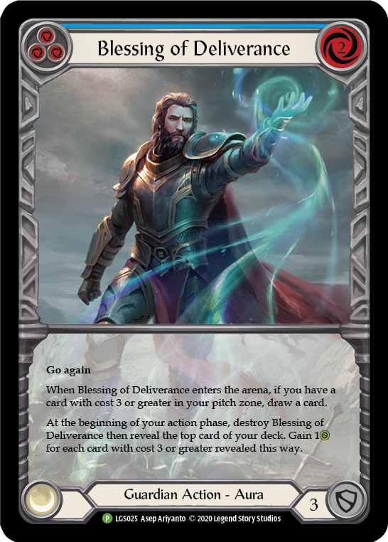 Blessing of Deliverance (Blue) [LGS025] (Promo)