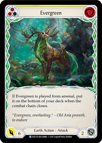 Evergreen (Yellow) [ELE120] 1st Edition Normal - Duel Kingdom