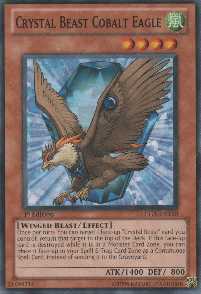 Crystal Beast Cobalt Eagle [LCGX-EN160] Common - Duel Kingdom