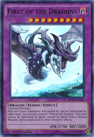 First of the Dragons [MP15-EN162] Super Rare - Duel Kingdom