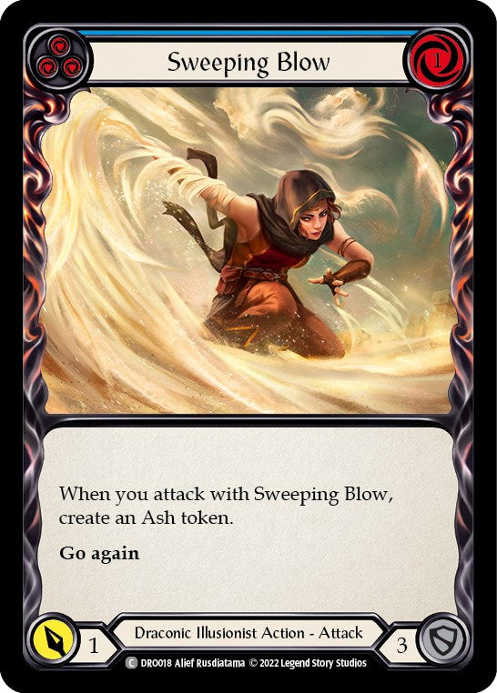 Sweeping Blow (Blue) [DRO018] (Uprising Dromai Blitz Deck)