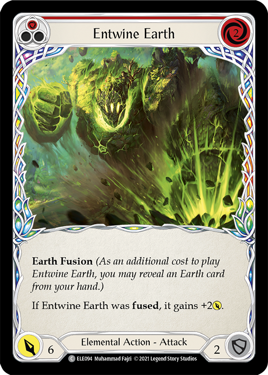 Entwine Earth (Red) [ELE094] 1st Edition Normal - Duel Kingdom