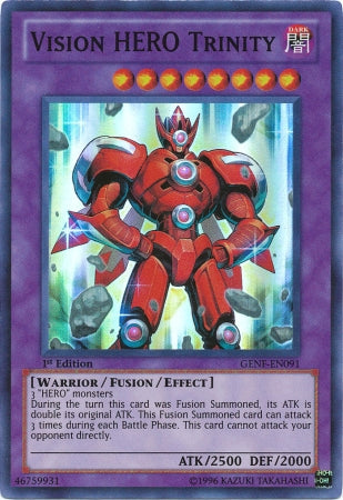 Vision Hero Trinity [GENF-EN091] Super Rare - Duel Kingdom