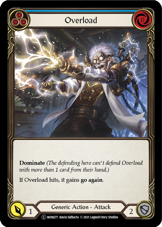 Overload (Blue) [U-MON277] Unlimited Normal - Duel Kingdom