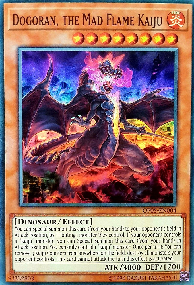 Dogoran, the Mad Flame Kaiju [OP05-EN004] Super Rare - Duel Kingdom