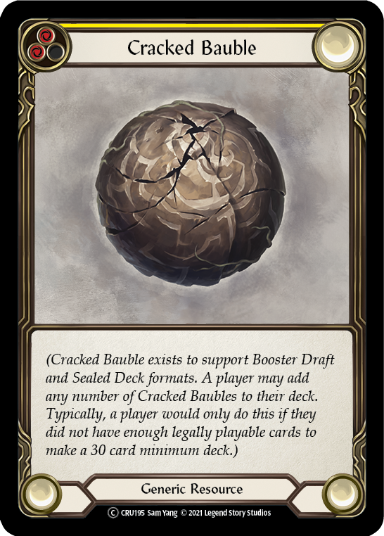 Cracked Bauble (Rainbow Foil) [CRU195-RF] Unlimited Rainbow Foil - Duel Kingdom
