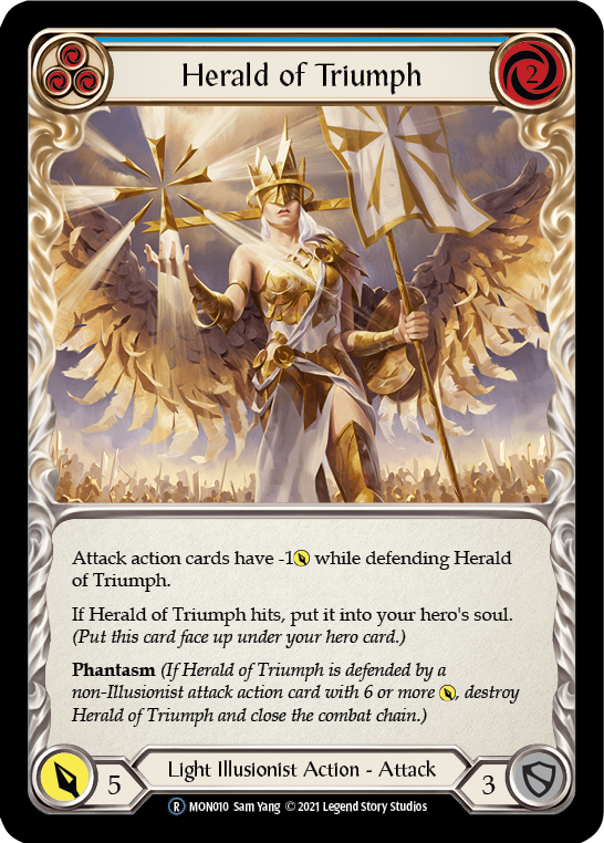 Herald of Triumph (Blue) [U-MON010] Unlimited Normal - Duel Kingdom