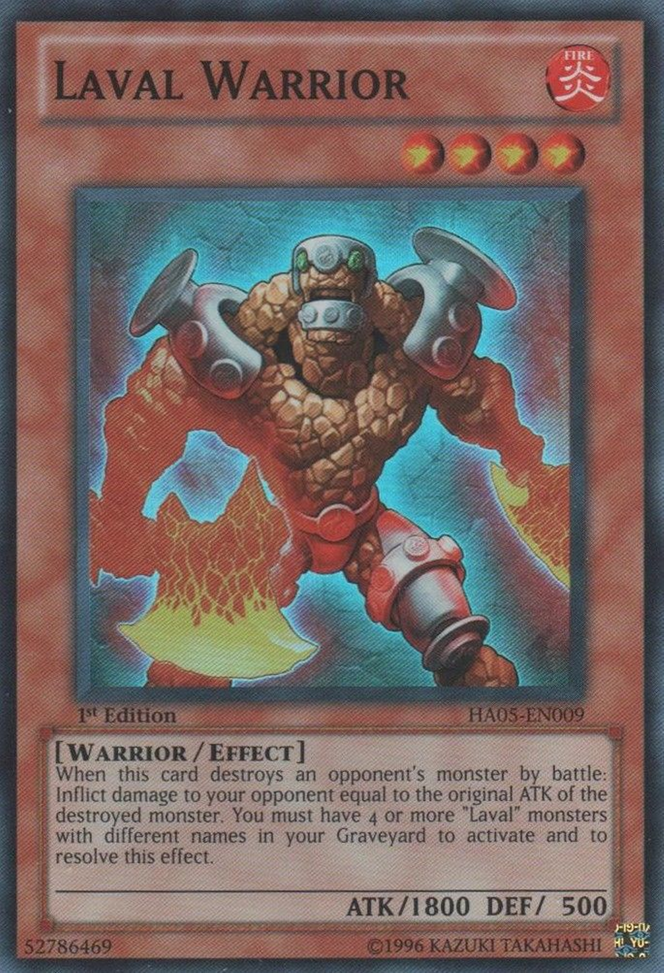 Laval Warrior [HA05-EN009] Super Rare - Duel Kingdom