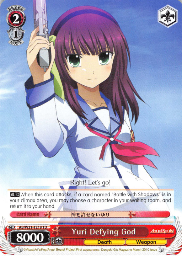 Yuri Defying God (AB/W31-TE18 TD) [Angel Beats! Re:Edit]