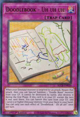 Doodlebook - Uh uh uh! [BLCR-EN034] Ultra Rare