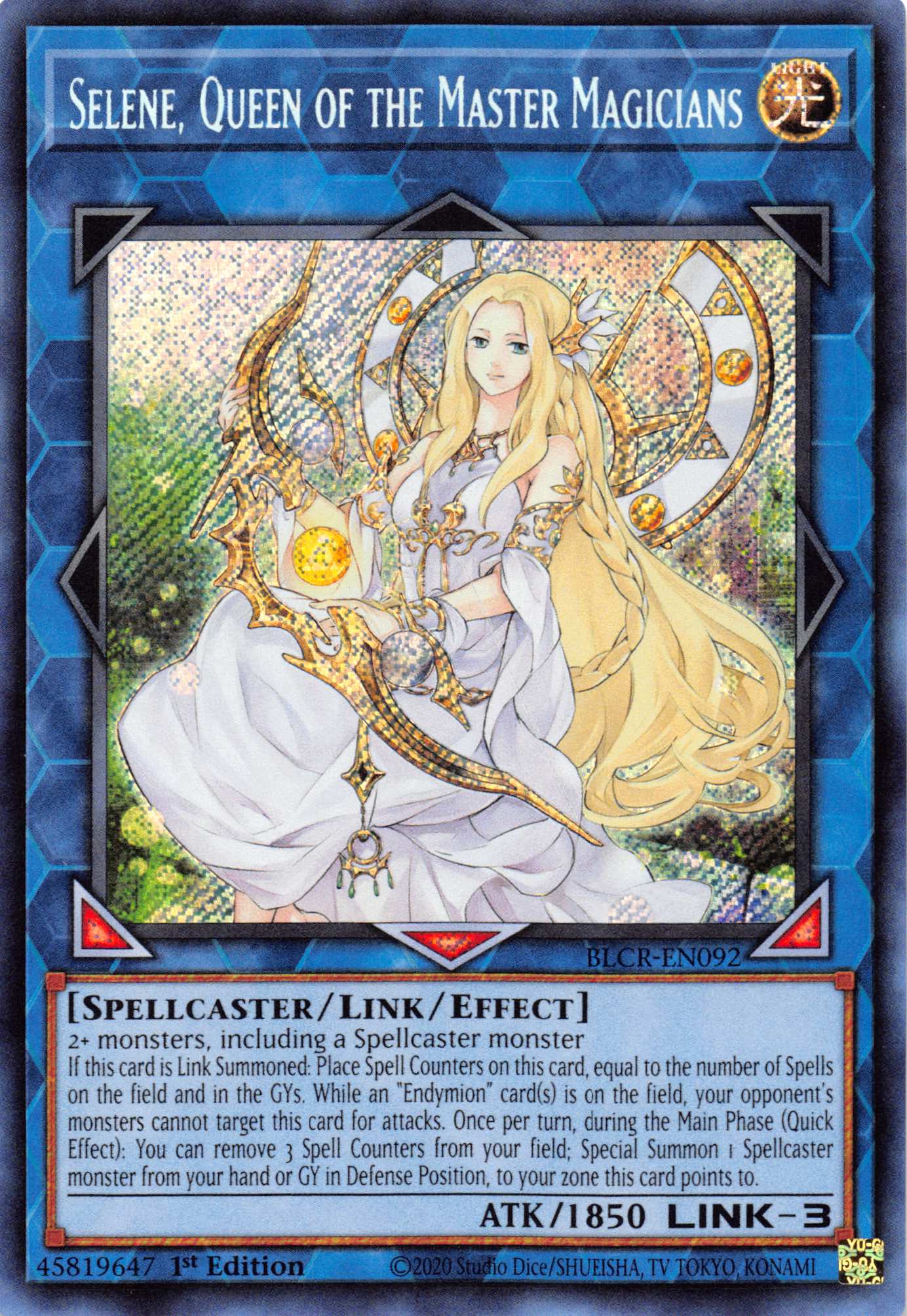 Selene, Queen of the Master Magicians [BLCR-EN092] Secret Rare