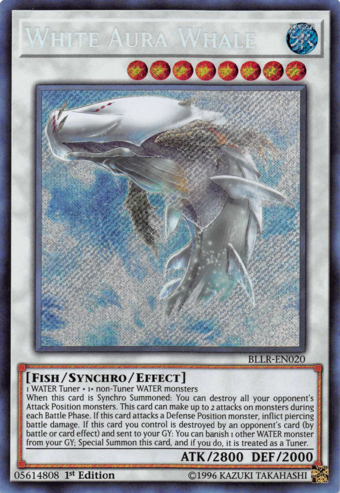White Aura Whale [BLLR-EN020] Secret Rare