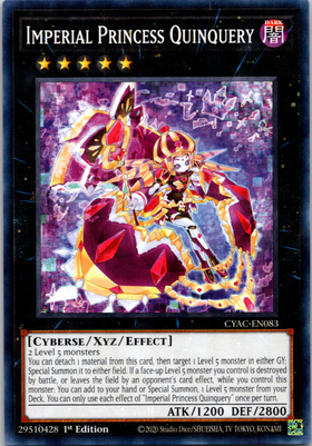 Imperial Princess Quinquery [CYAC-EN083] Common