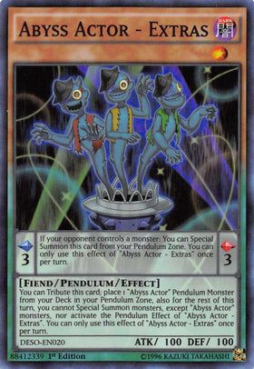 Abyss Actor - Extras [DESO-EN020] Super Rare