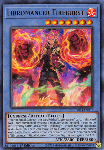 Libromancer Fireburst [DIFO-EN087] Ultra Rare