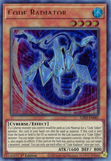Code Radiator [GFP2-EN081] Ultra Rare - Duel Kingdom