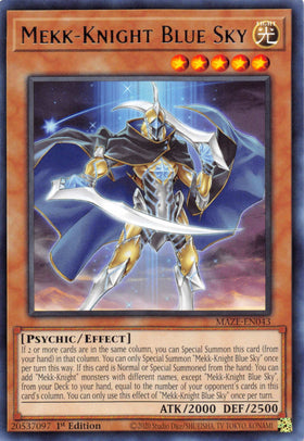 Mekk-Knight Blue Sky [MAZE-EN043] Rare