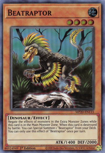 Beatraptor [MP20-EN115] Super Rare