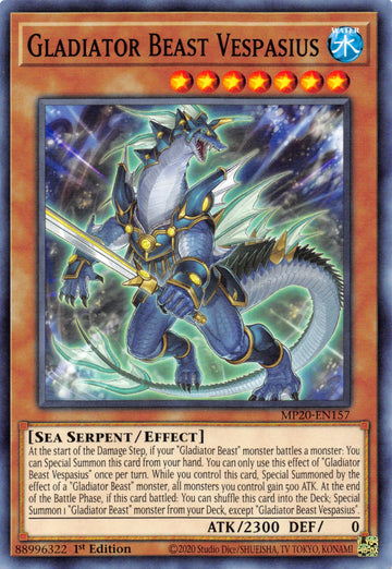 Gladiator Beast Vespasius [MP20-EN157] Common