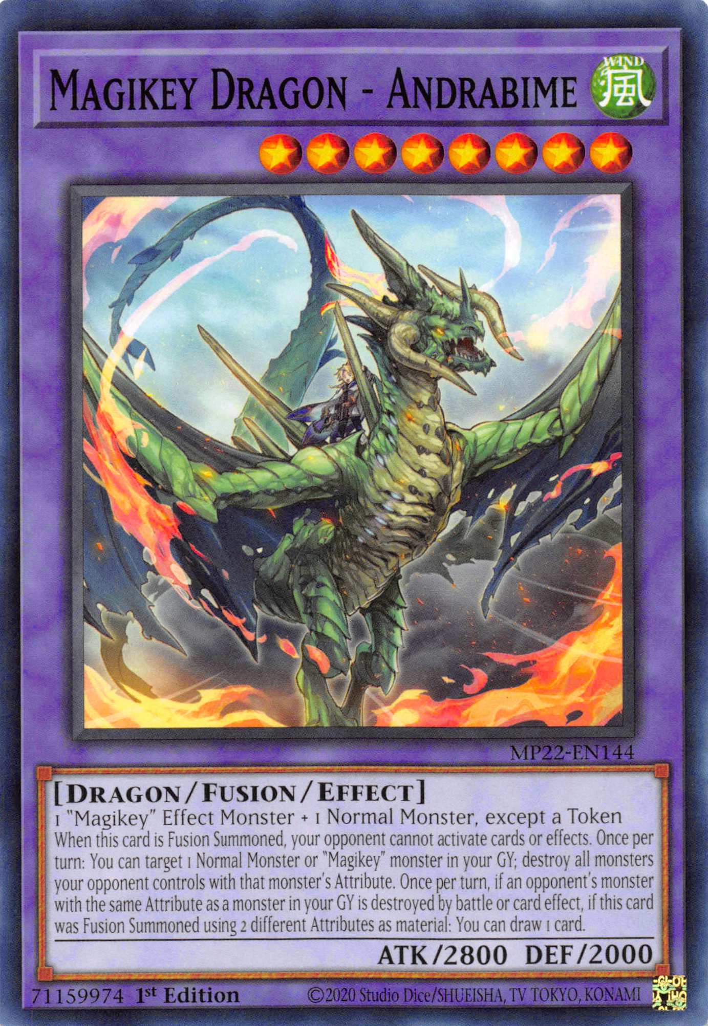 Magikey Dragon - Andrabime [MP22-EN144] Common
