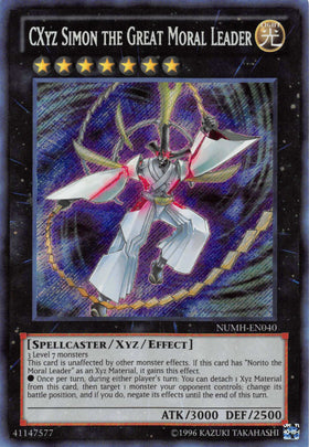 CXyz Simon the Great Moral Leader [NUMH-EN040] Secret Rare