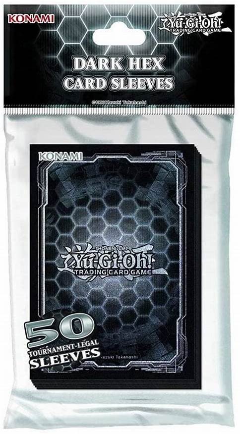 50ct Yugioh Dark Hex Card Sleeves