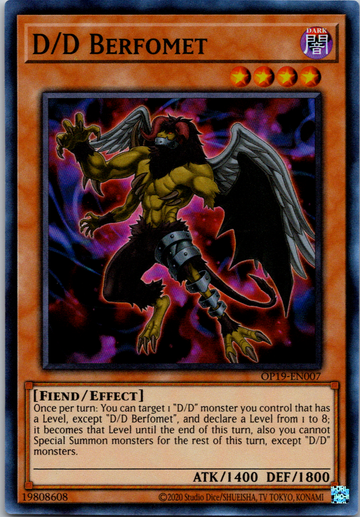 D/D Berfomet [OP19-EN007] Super Rare