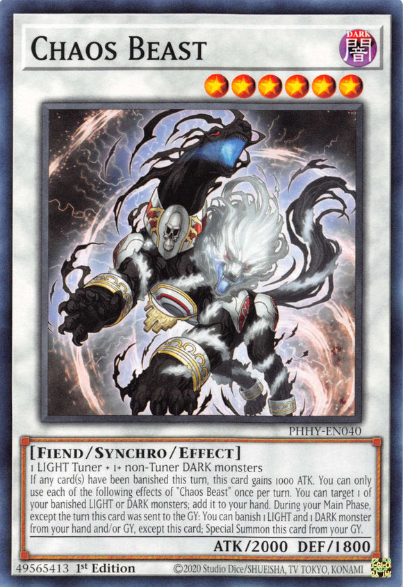 Chaos Beast [PHHY-EN040] Common