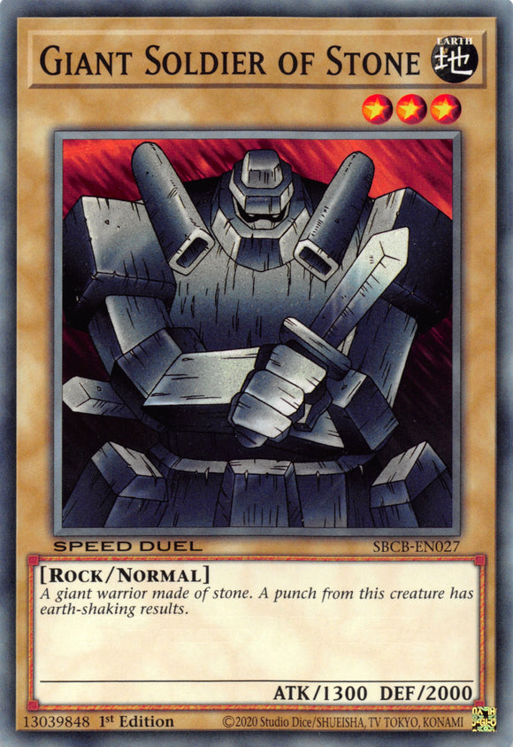 Giant Soldier of Stone [SBCB-EN027] Common - Duel Kingdom