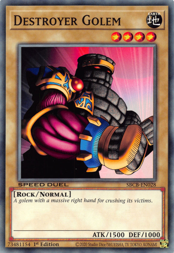Destroyer Golem [SBCB-EN028] Common - Duel Kingdom