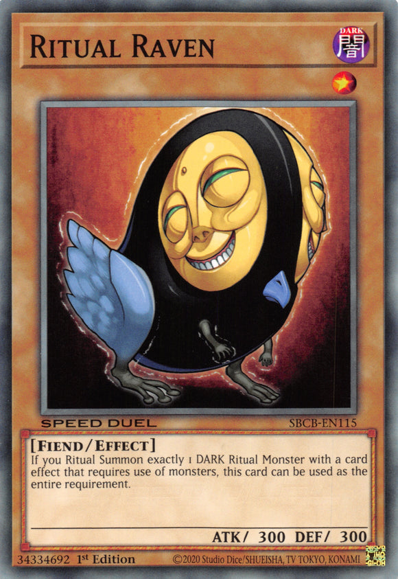 Ritual Raven [SBCB-EN115] Common - Duel Kingdom
