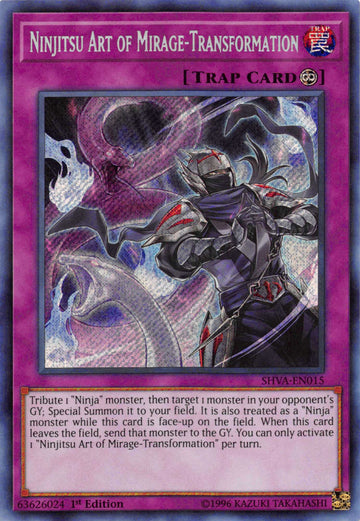 Ninjitsu Art of Mirage-Transformation [SHVA-EN015] Secret Rare