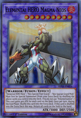 Elemental HERO Magma Neos [SHVA-EN034] Super Rare
