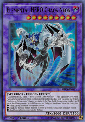 Elemental HERO Chaos Neos [SHVA-EN035] Super Rare