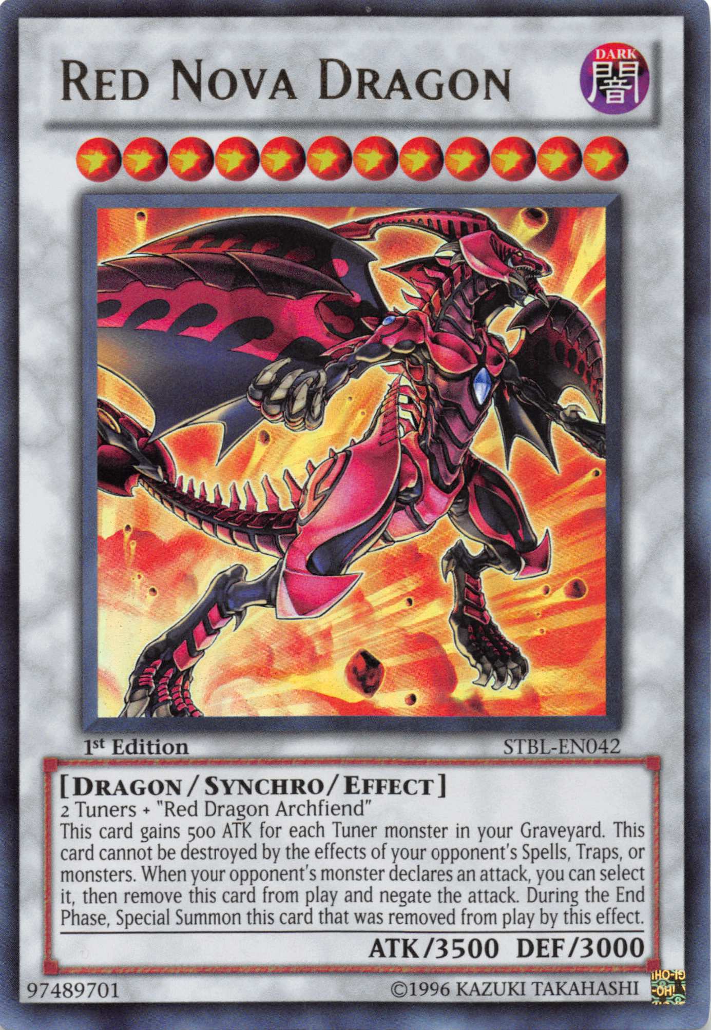 Red Nova Dragon [STBL-EN042] Ultra Rare
