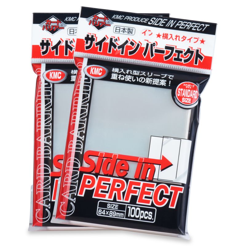 100ct KMC Side In Perfect Fit Standard Size Deck Protectors - Duel Kingdom