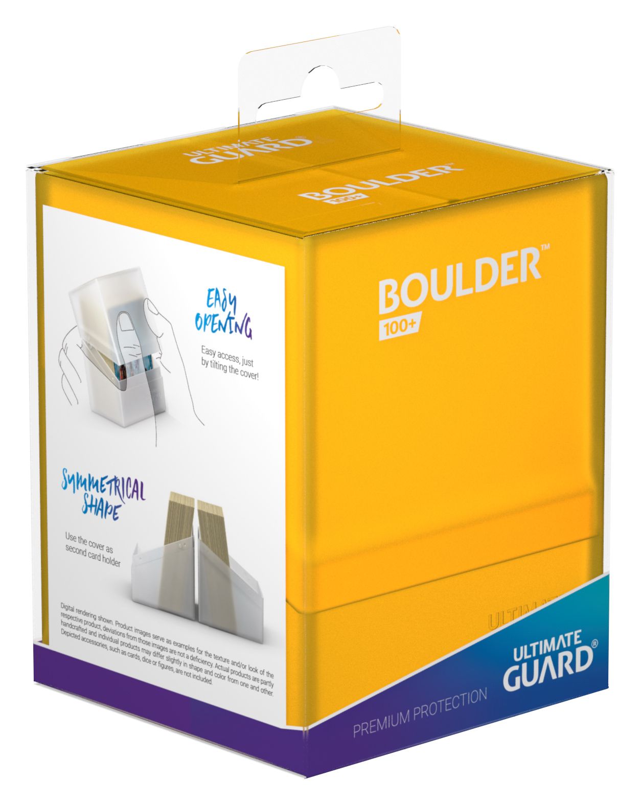 Ultimate Guard Boulder 100+ Deck Case (Amber)